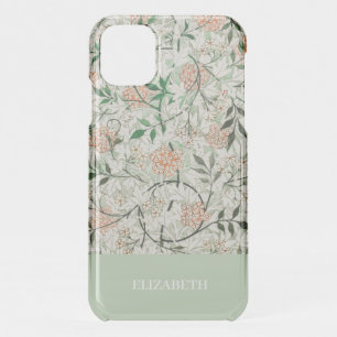 CLEAR IPHONE CASE : WILLIAM MORRIS : JASMINE