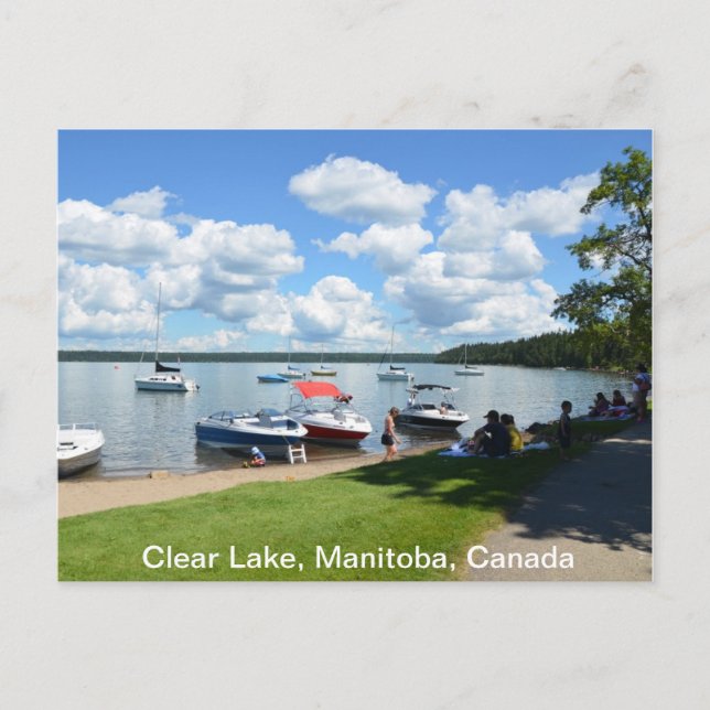 Clear Lake, National Park, Manitoba, Canada Postcard (Front)
