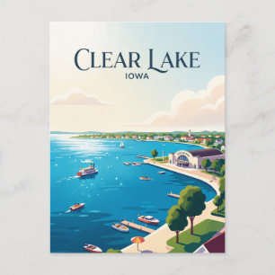 Clear Lake USA Postcard