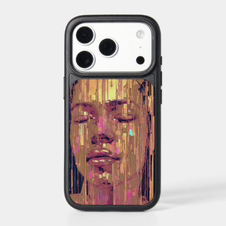 Clear MagSafe Case With Abstract Art