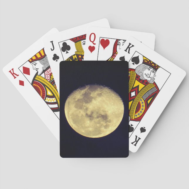 Clear Moon Poker Cards (Back)