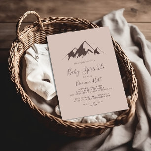 Clear Mountain Country Baby Sprinkle Invitation