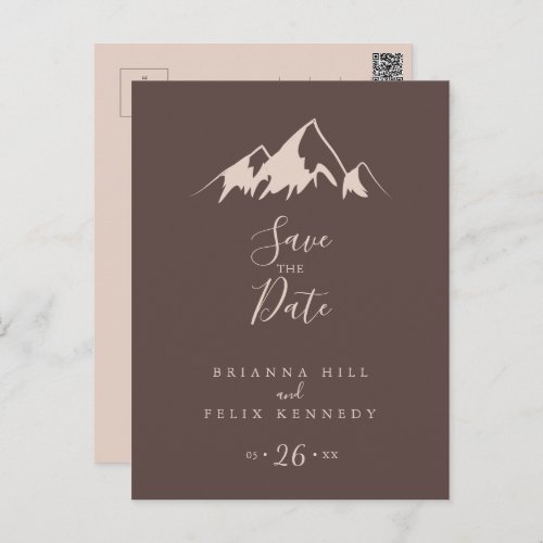 Clear Mountain Country Save the Date Postcard