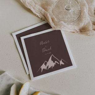 Clear Mountain Country Wedding  Napkins