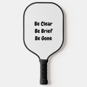 Clear Pickleball Paddle