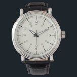 Clear Pressure Gauge Inspired Watch - 12 At Top<br><div class="desc">This watch is inspired by pressure gauges and kept minimalistic. It features 24 hours on the dial.</div>