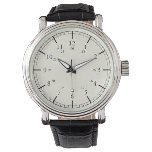 Clear Pressure Gauge Inspired Watch - 12 At Top