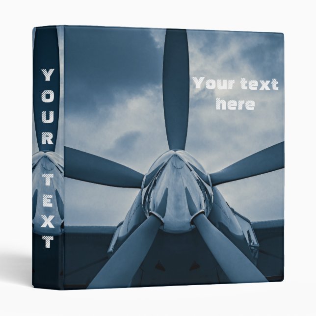 Clear Prop! 3 Ring Binder (Front/Spine)