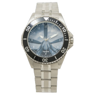 Clear Prop! Elegant customizable aviation lover Watch