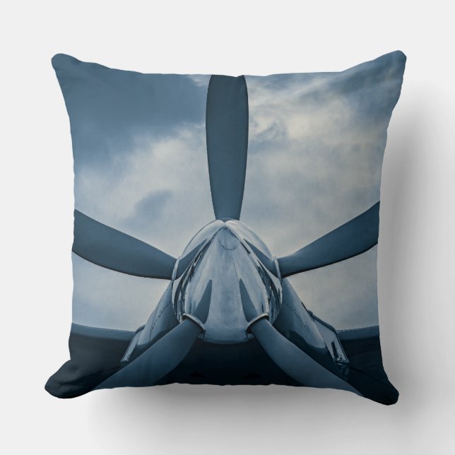 Clear Prop! Throw Pillow (Front)