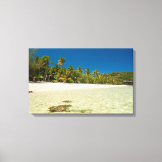 Clear seawater at a tropical beach canvas print