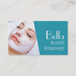 Clear Skin Dermatologist Facial Massage Spa Business Card
