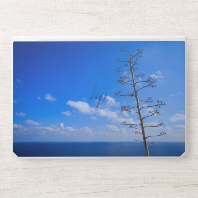 Clear Sky Sea View HP Laptop Skin (Front)