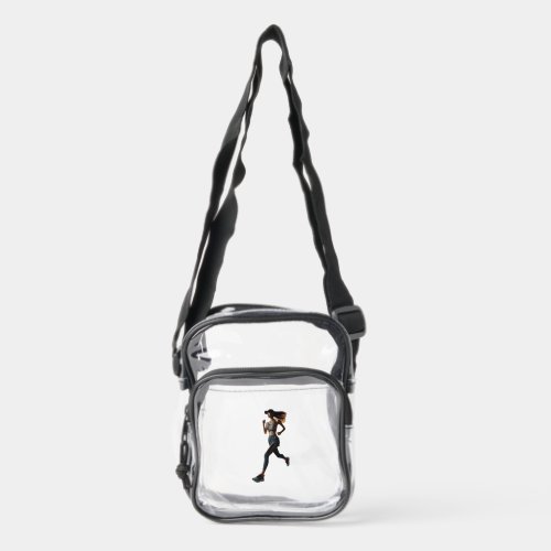 Clear Stadium‑Approved — Transparent Security tote Crossbody Bag