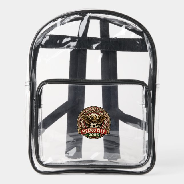 Clear Stadium Backpack Certified for the World Cup (Front)