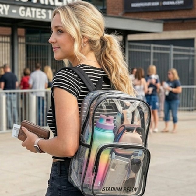 Clear Stadium Backpack - Create Custom Design Gift (Creator Uploaded)