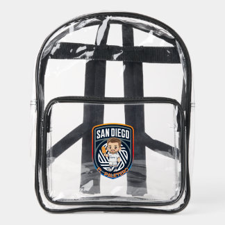 Clear Stadium Backpack - SDFC "El Paletero"