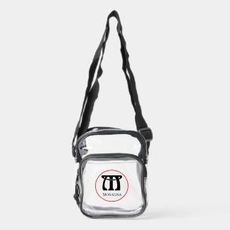 Clear Stadium Bag - simple Initial Letter M