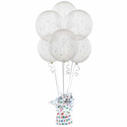 Clear Star Balloons Sculpture