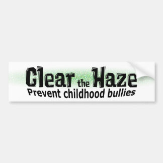 Clear the Haze Bumper Sticker