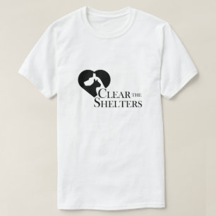 Clear the Shelters Rescue a Dog or Cat T-Shirt