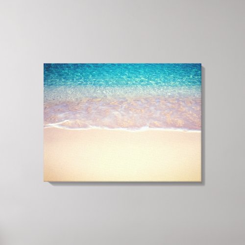 Clear Water Beach Canvas Print