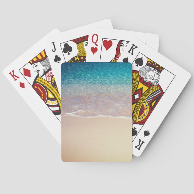 Clear Water Beach Poker Cards (Back)