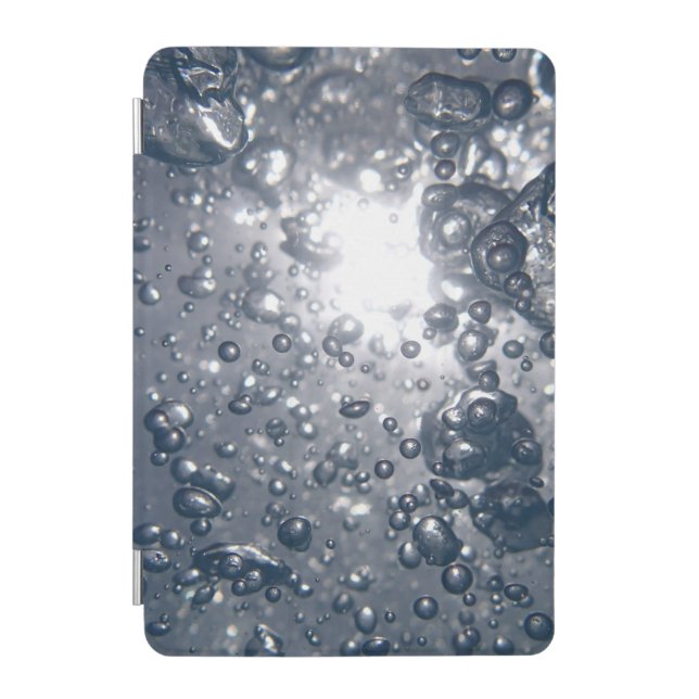 Clear Water Bubbles iPad Mini Cover (Front)