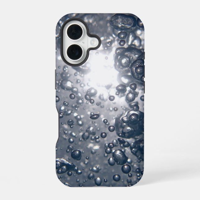 Clear Water Bubbles Iphone Case (Back)