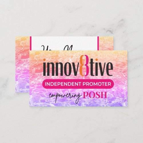Clear Water Innov8tive Posh business card