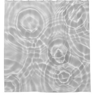 Clear Water Surface Abstract Texture Shower Curtain