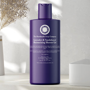 Clear White Bold Text Cosmetics Bottle Label logo