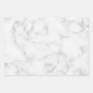 Clear White Marble Wrapping Paper Sheets
