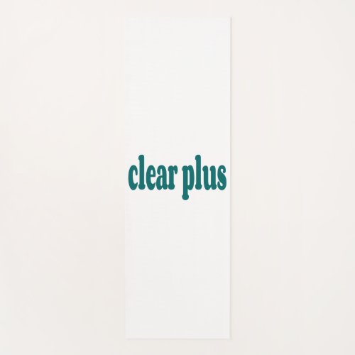 clear yoga mat