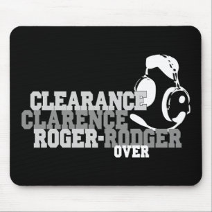 Clearance Clarence Roger Rodger Over Mouse Pad