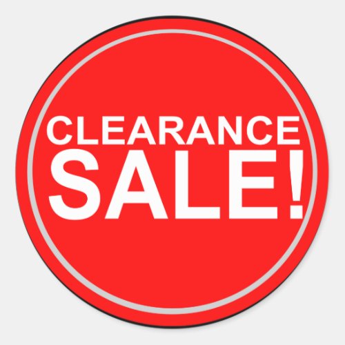 Clearance sale round stickers