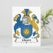 Cleare Family Crest (Standing Front)
