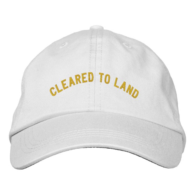 Cleared To Land Pilot Hat (Front)