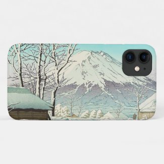Clearing after Snow at Oshiono Hasui Kawase winter Case-Mate iPhone Case