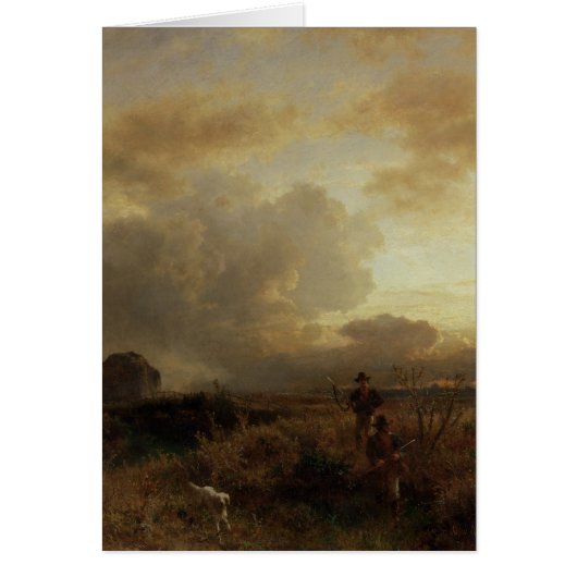 Clearing Thunderstorm in the Countryside, 1857 Cards (Front)
