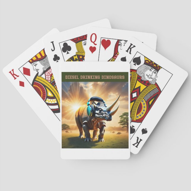 Clearly an Elvis Fan Poker Cards (Back)