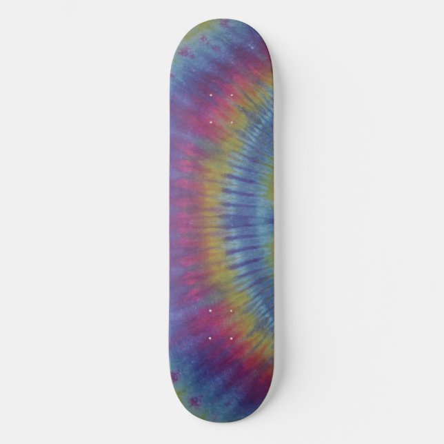 Clearly Cool Tie Dye Skateboard (Front)