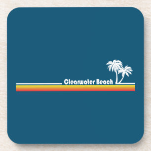 Clearwater Beach Florida Beverage Coaster