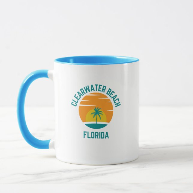 Clearwater Beach Florida Coffee Mug (Left)
