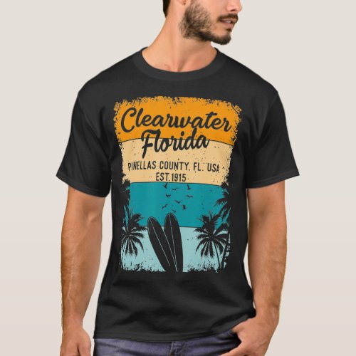Clearwater Beach Florida FL Souvenirs and Gifts T_Shirt