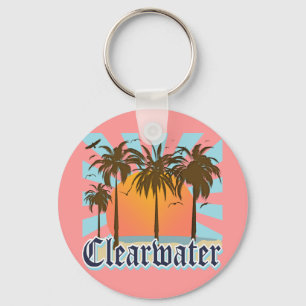 Clearwater Beach Florida FLA Keychain