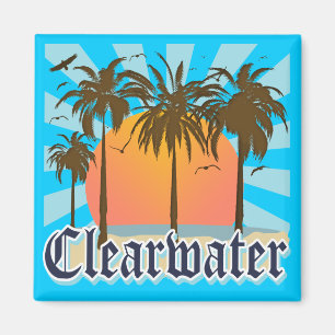Clearwater Beach Florida FLA Magnet