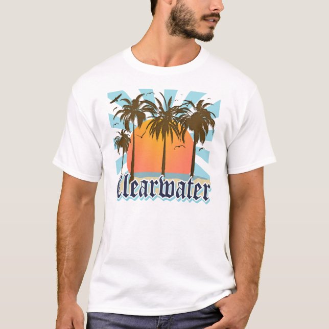 Clearwater Beach Florida FLA T-Shirt (Front)