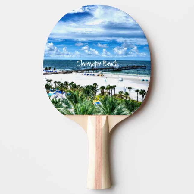 Clearwater Beach, Florida Ping Pong Paddle (Front)