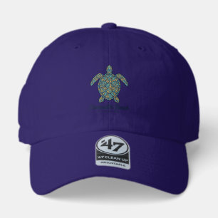 Clearwater Beach Florida Sea Turtle Vector Design_ 47 Brand Hat